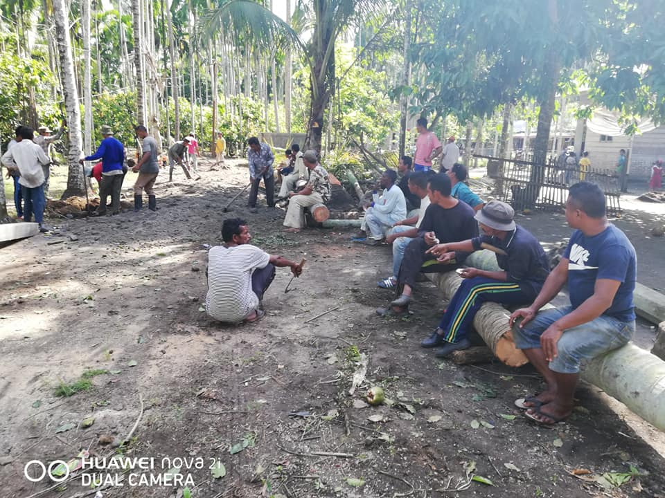 Semangat Gotong Royong masyarakat Gampong Simpang Jaya